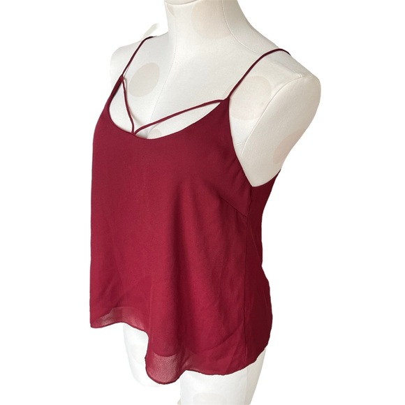 Lucca Couture Sara Cami in Wine Small - Picture 3 of 7